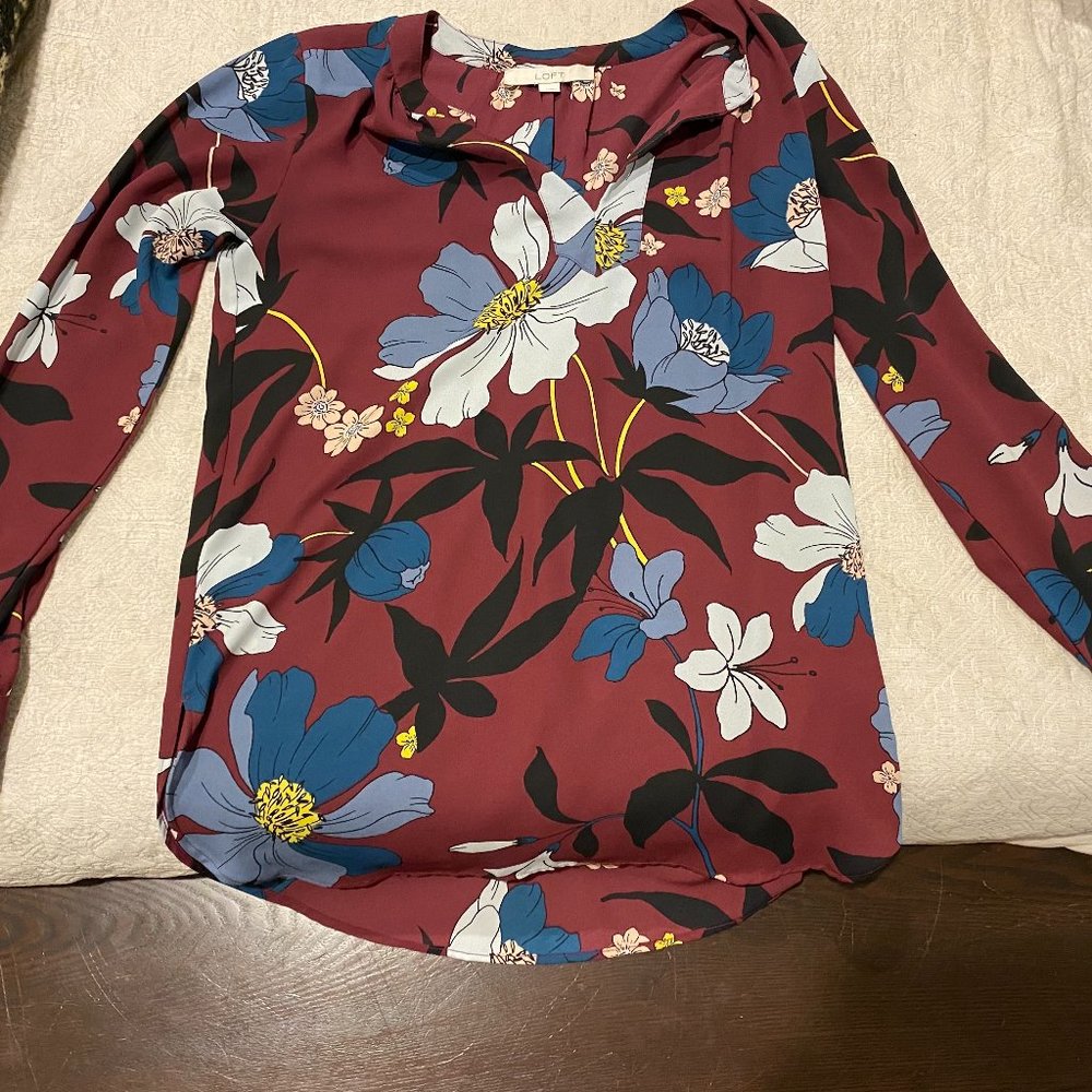 The Loft Floral Blouse